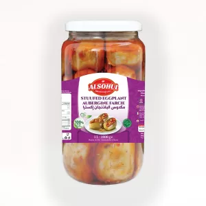 Makdous Stuffed Eggplant